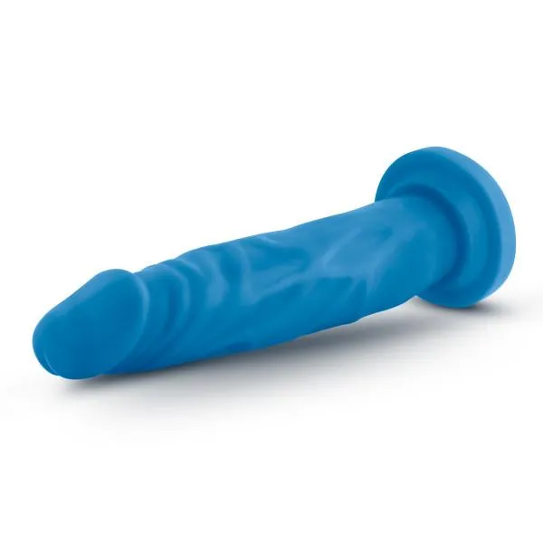 Blush Dildos Neo 75 Inches Dual Density Cock Neon Blue Blush Dildos Neo 75 Inches Dual Density Cock Neon Blue
