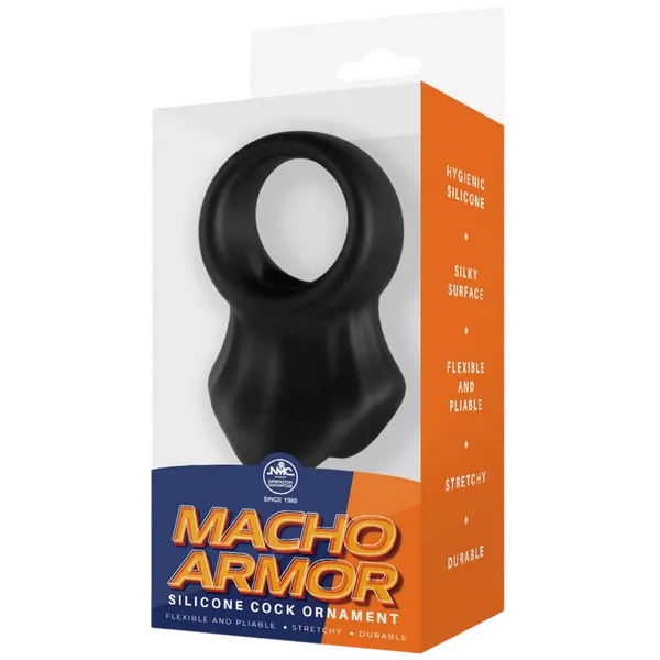 Excellent Power Male Sex Toys Macho Armor Silicone Cock Ball Ornament Multiple Colours