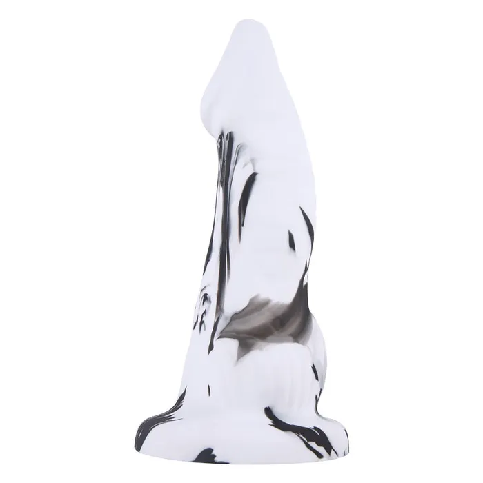 MD MD Penguin 866 inch Bad Dragon Dildo Silicone BlackWhite Anal