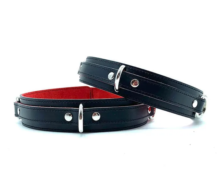 Restraints Lulexy Scarlet 7Piece Leather Luxury Bondage Set Lulexy