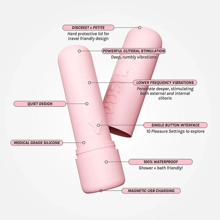 Vush Gloss Bullet Vibrator Vush Female Sex Toys