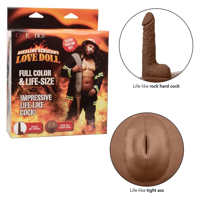 CALEXOTICS Male Sex Toys SIZZLING SERGEANT LOVE DOLL