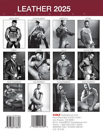 COLT Leather 2025 Calendar CSG Store Restraints