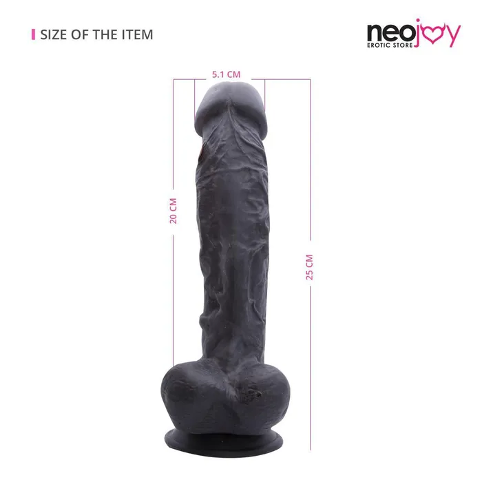 Anal Neojoy Colossal Cock Black 10 Inch 25cm Neojoy
