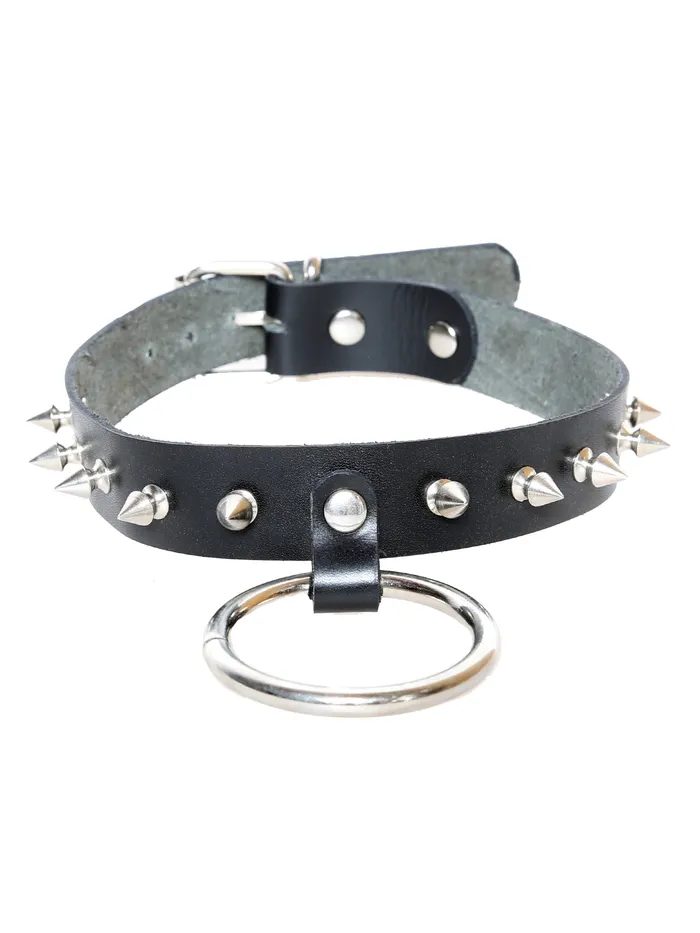 HonourSkintwocom Male Sex Toys Spiked Large ORing Collar