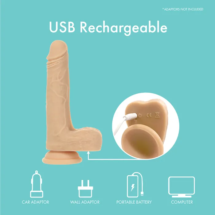 Pure Love Crazy Guy 75 Rotating Vibrating Thrusting Dong PL Vibrators