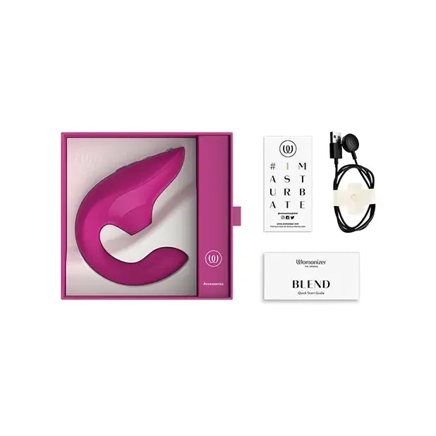 Wow Tech USA Ltd Vibrators Womanizer Blend Vibrant Pink
